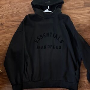 Fear of God Essentials Black Hoodie